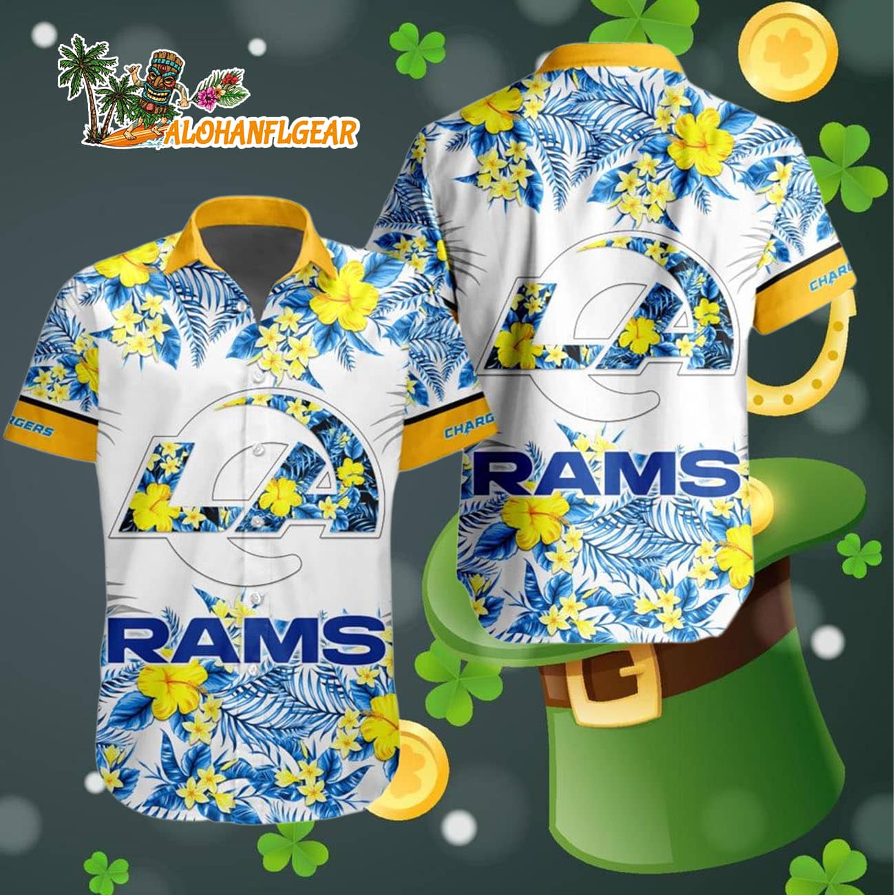 Los Angeles Rams Special Floral Tropical Team Spirit Hawaiian Shirt, Los Angeles Rams Aloha Shirt Los Angeles Rams Special Floral Tropical Team Spirit Hawaiian Shirt, Los Angeles Rams Aloha Shirt