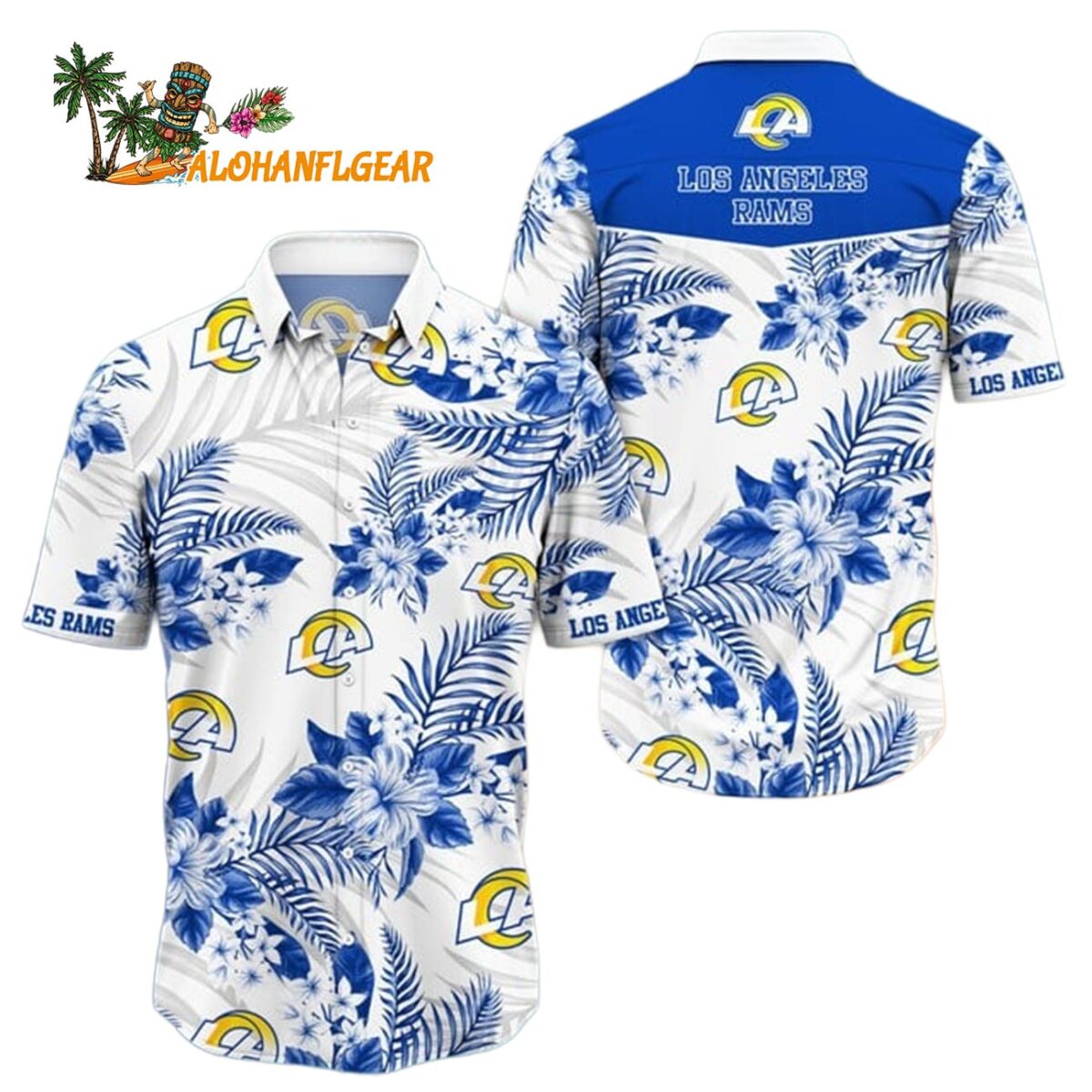 Los Angeles Rams Trending Hawaiian Shirt New Arrivals Los Angeles Rams Aloha Shirt 1