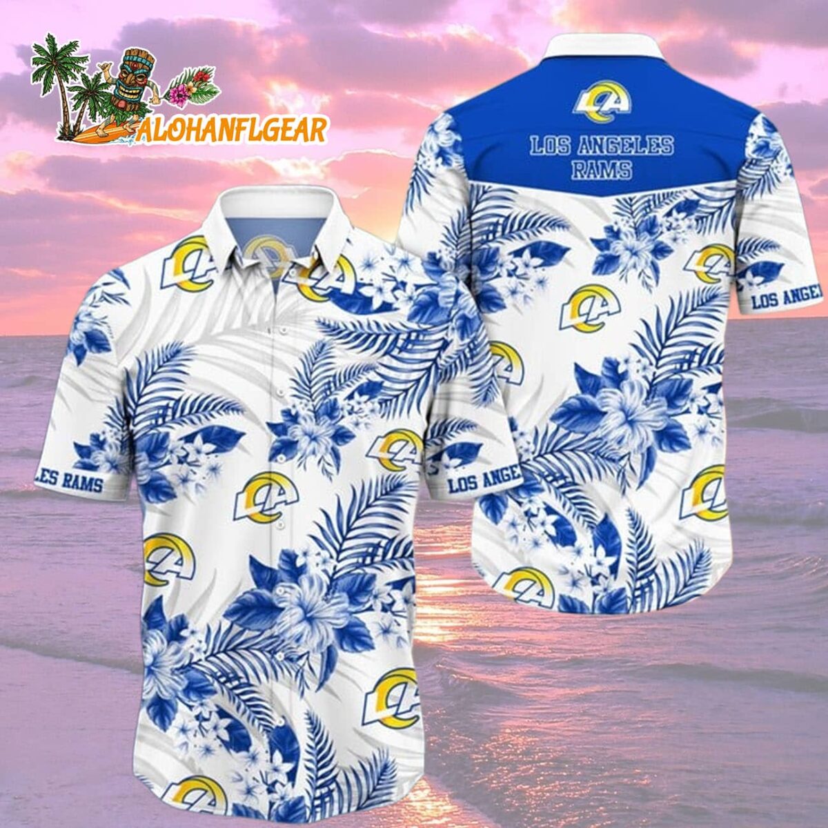 Los Angeles Rams Trending Hawaiian Shirt New Arrivals Los Angeles Rams Aloha Shirt 2