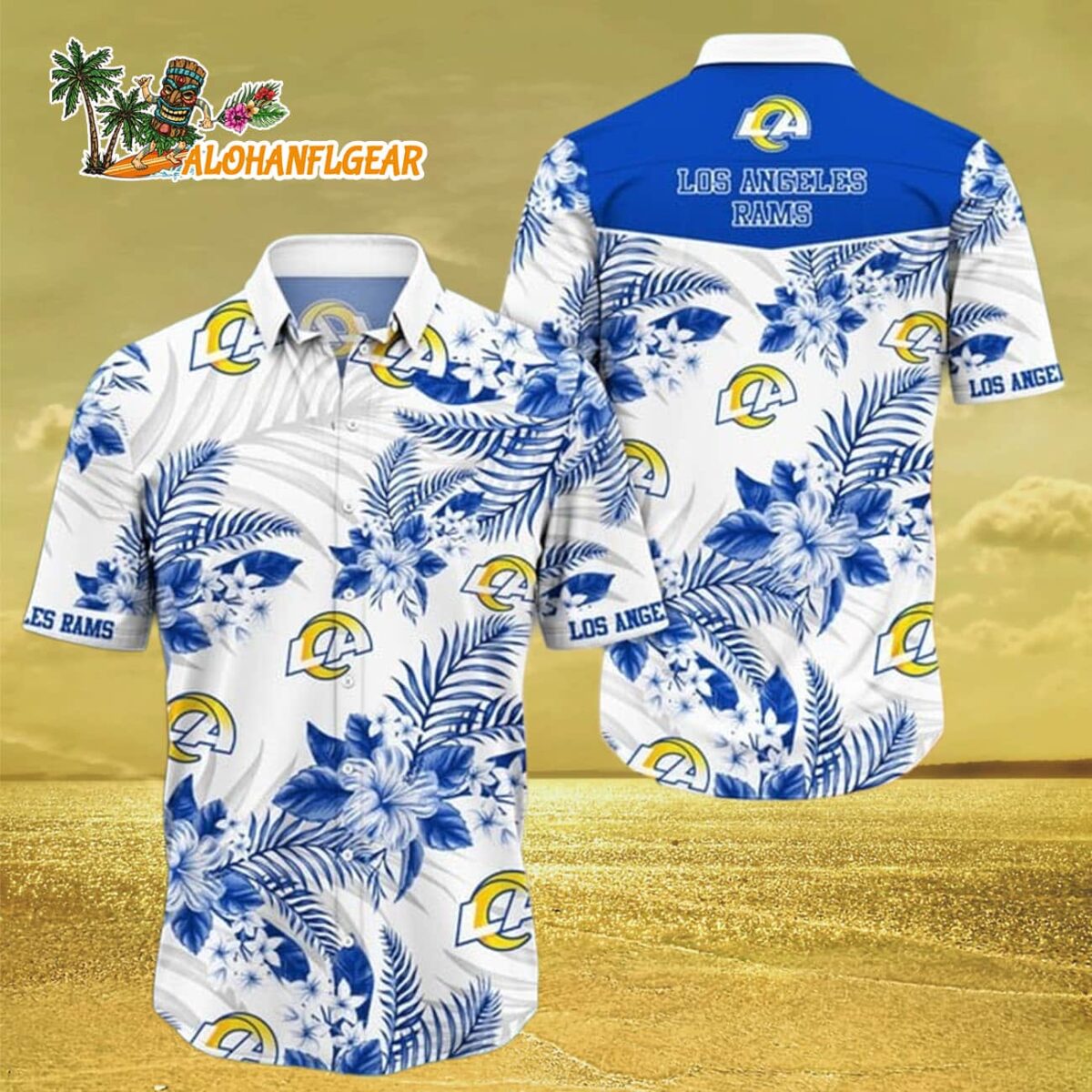 Los Angeles Rams Trending Hawaiian Shirt New Arrivals Los Angeles Rams Aloha Shirt 3