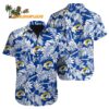 Los Angeles Rams Tropical Leafs Designs Hawaiian Shirt Los Angeles Rams Aloha Shirt 1