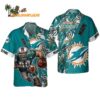 Miami Dolphins Mascot Summer Hawaiian Shirt Miami Dolphins Aloha Shirt 1