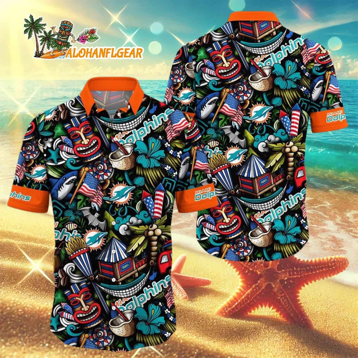 Miami Dolphins Tiki Me Off Hawaiian Shirt, Miami Dolphins Aloha Shirt 2 Miami Dolphins Tiki Me Off Hawaiian Shirt Miami Dolphins Aloha Shirt 3