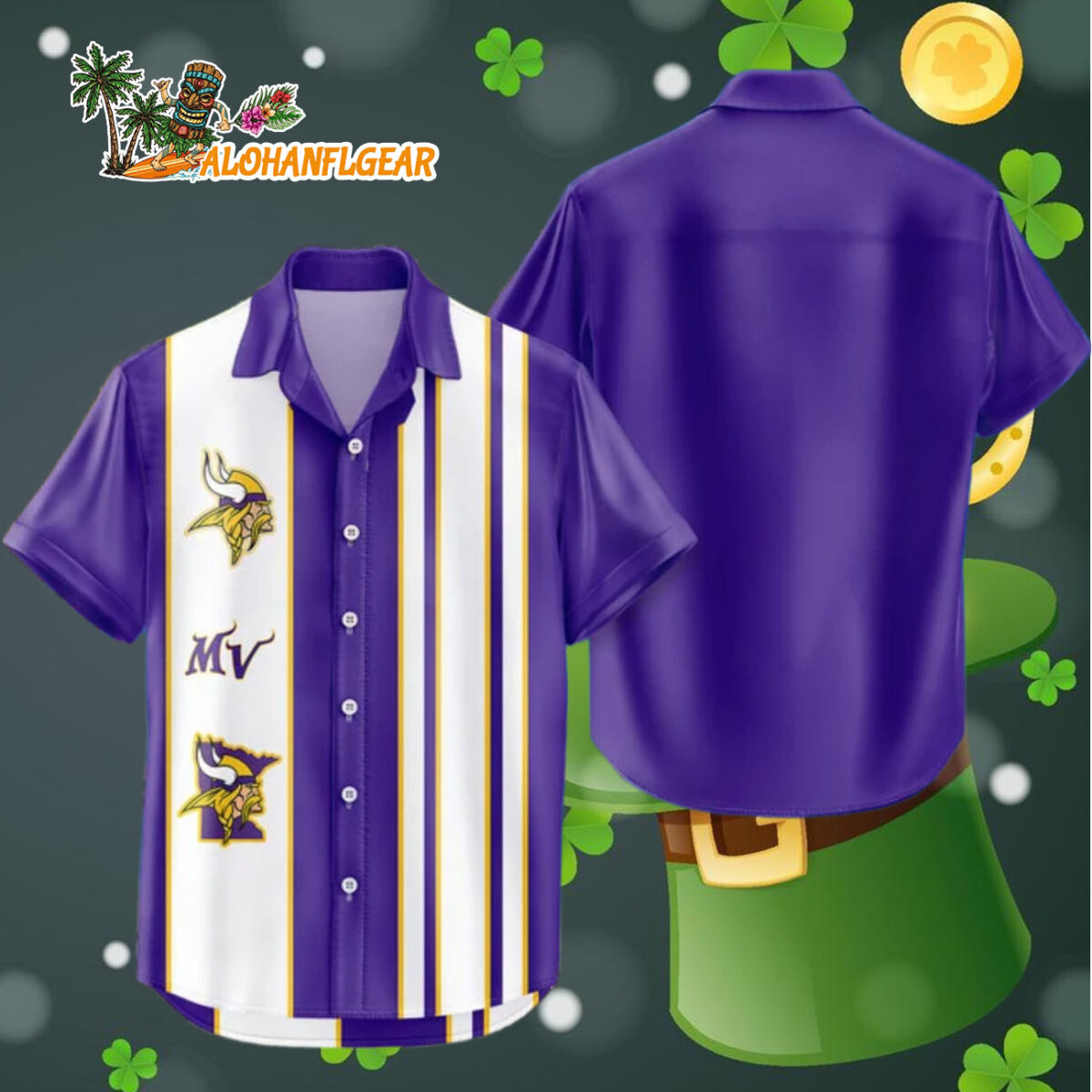 Minnesota Vikings Hawaiian Shirt Classic Color Contrast 4 Minnesota Vikings Hawaiian Shirt Classic Color Contrast 4