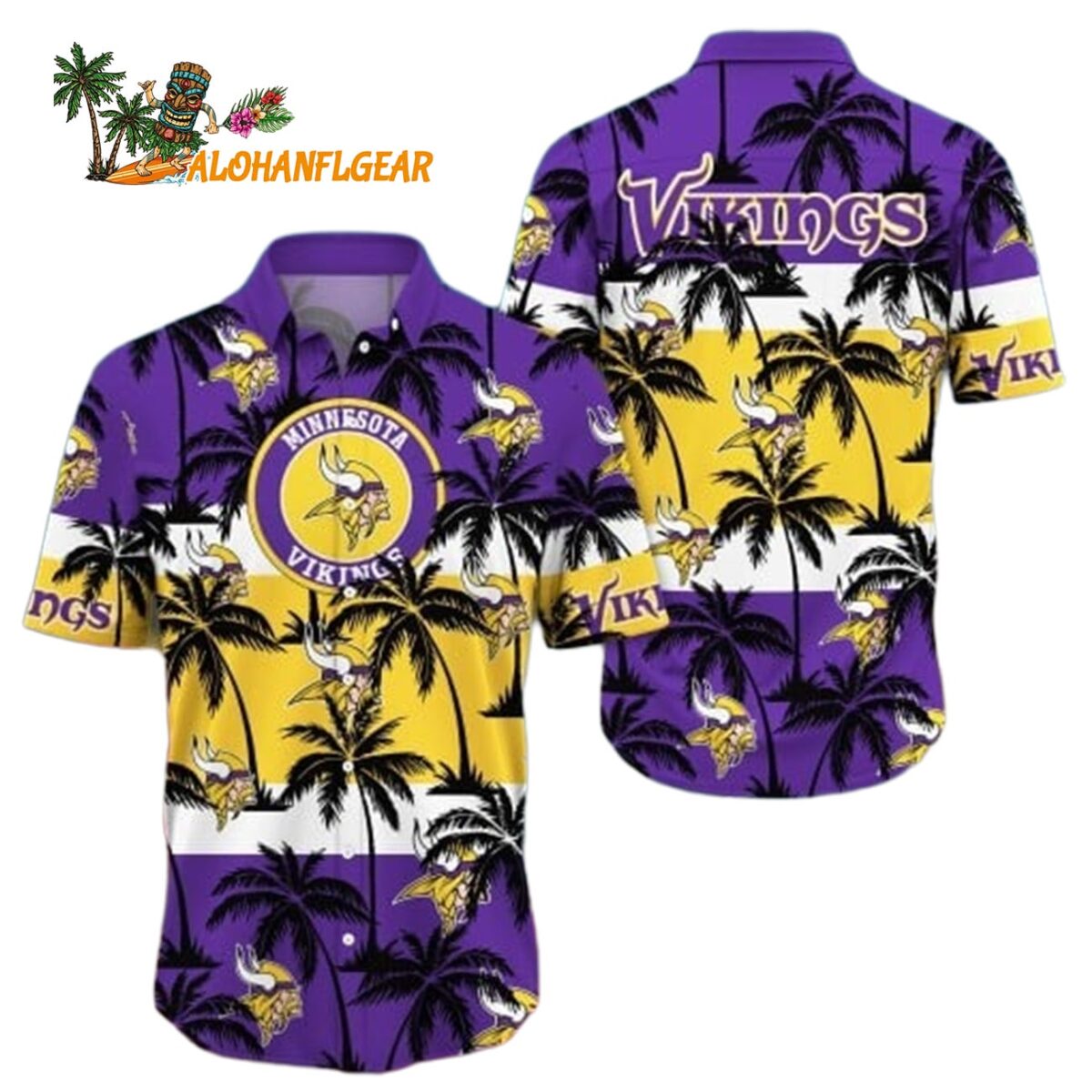 Minnesota Vikings Hawaiian Shirt Trending Summer Gift For Fan Minnesota Vikings Aloha Shirt 1