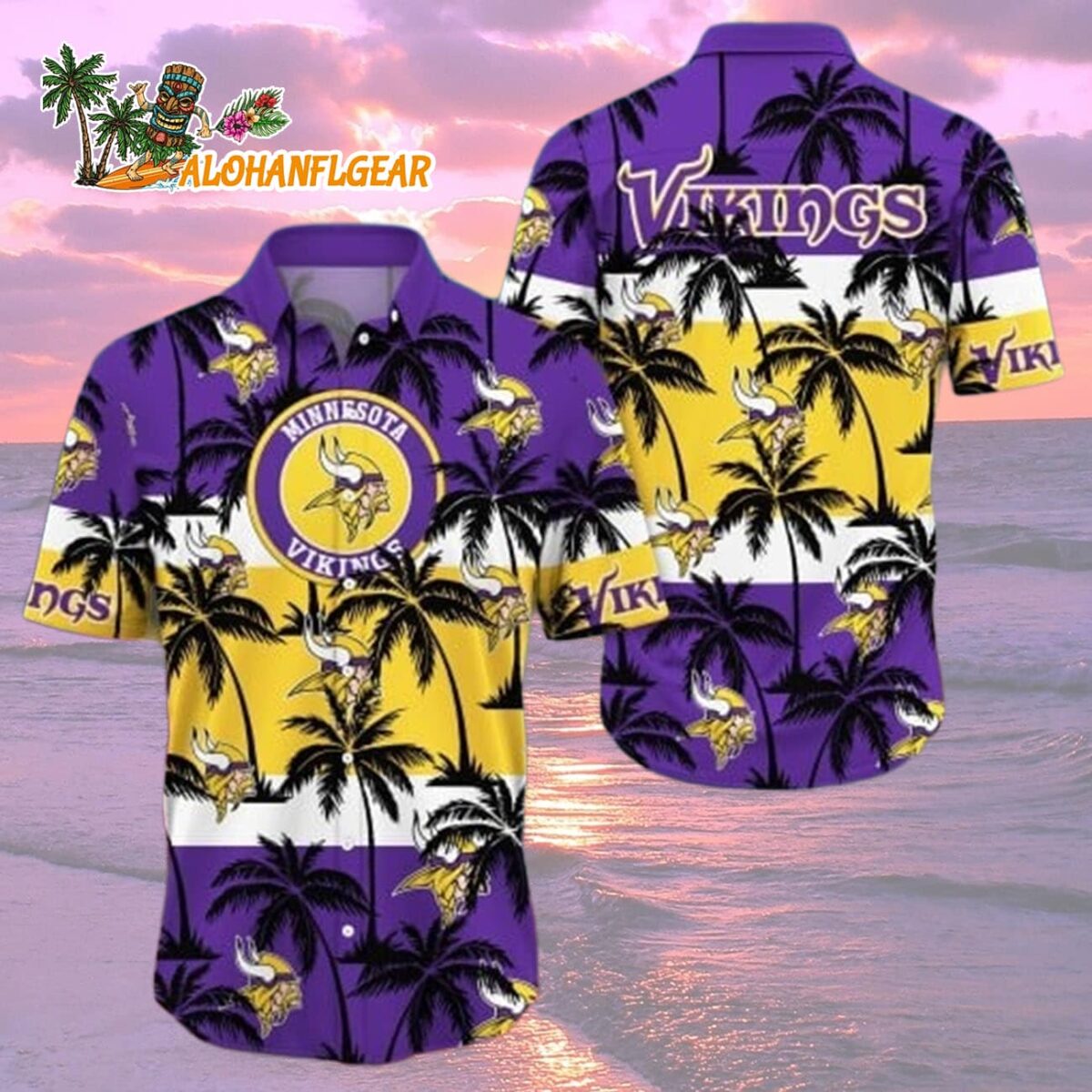 Minnesota Vikings Hawaiian Shirt Trending Summer Gift For Fan, Minnesota Vikings Aloha Shirt 1 Minnesota Vikings Hawaiian Shirt Trending Summer Gift For Fan Minnesota Vikings Aloha Shirt 2