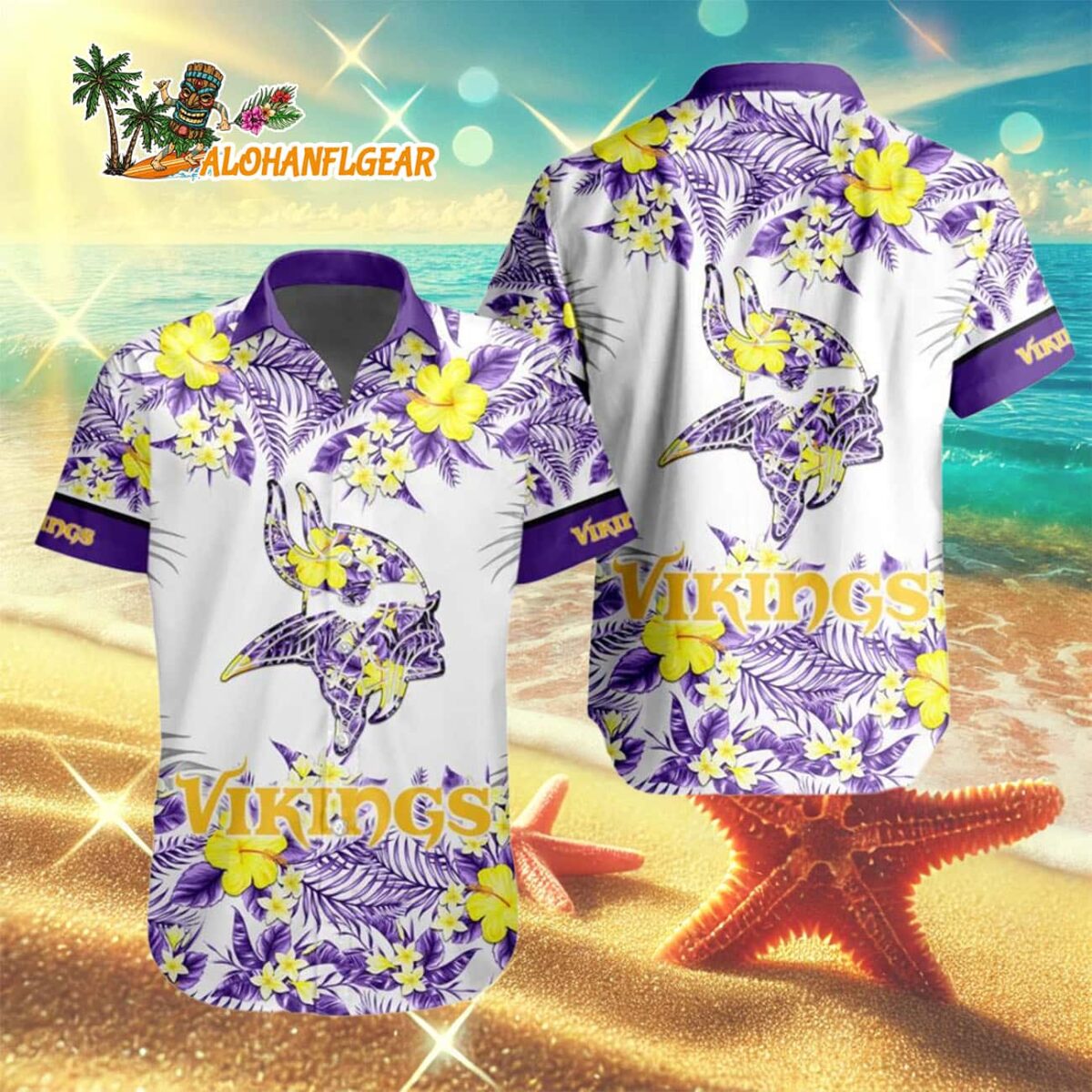 Minnesota Vikings Special Floral Tropical Team Spirit Hawaiian Shirt, Minnesota Vikings Aloha Shirt 2 Minnesota Vikings Special Floral Tropical Team Spirit Hawaiian Shirt Minnesota Vikings Aloha Shirt 3
