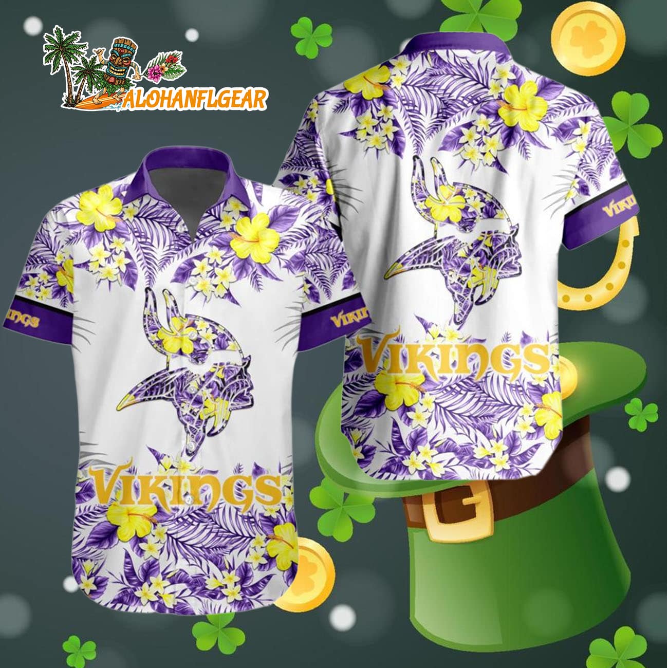 Minnesota Vikings Special Floral Tropical Team Spirit Hawaiian Shirt, Minnesota Vikings Aloha Shirt Minnesota Vikings Special Floral Tropical Team Spirit Hawaiian Shirt, Minnesota Vikings Aloha Shirt