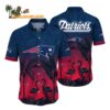New England Patriots Flamingo And Flower Funny Hawaiian Shirt New England Patriots Aloha Shirt 1