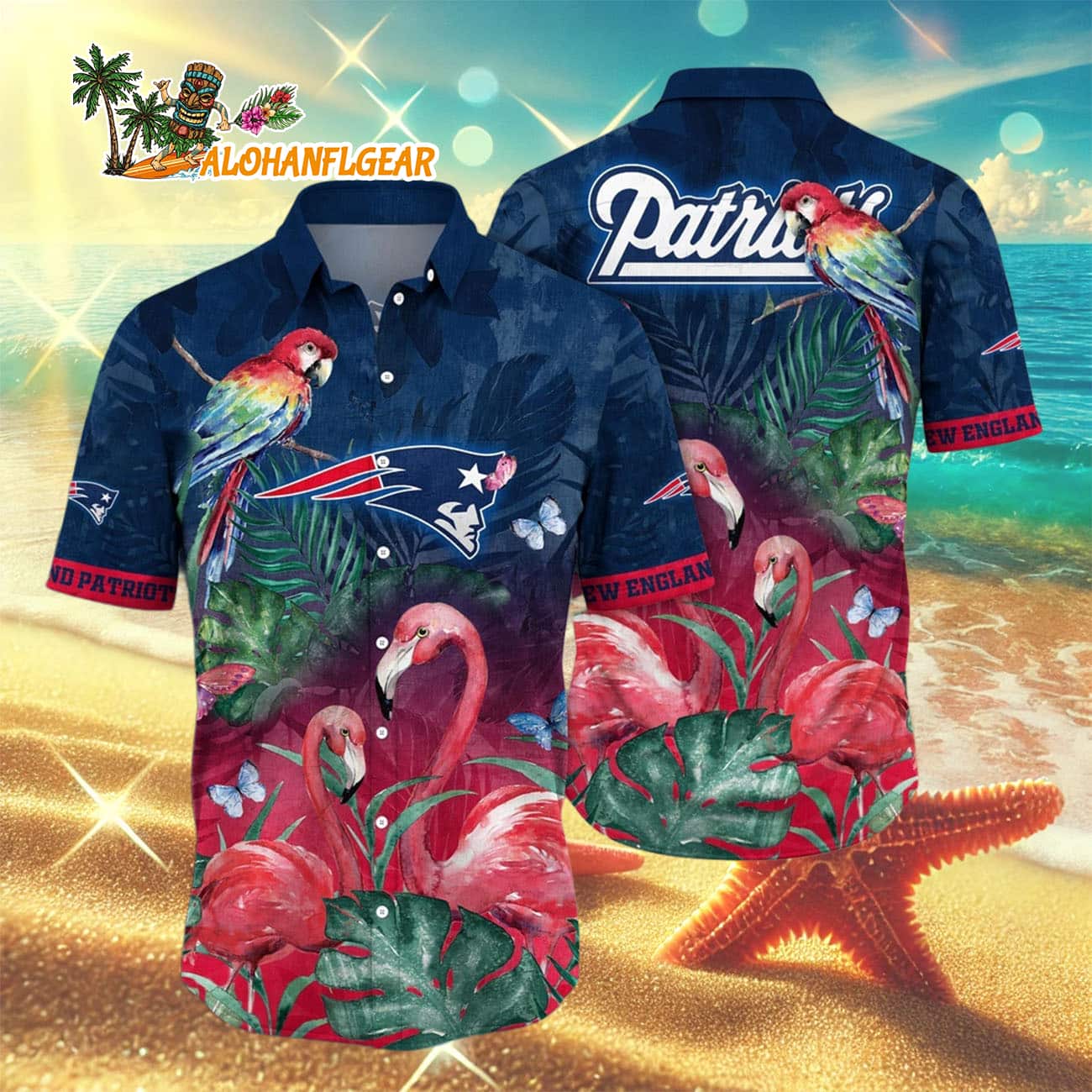 New England Patriots Flamingo And Flower Hawaiian Shirt, New England Patriots Aloha Shirt New England Patriots Flamingo And Flower Hawaiian Shirt, New England Patriots Aloha Shirt