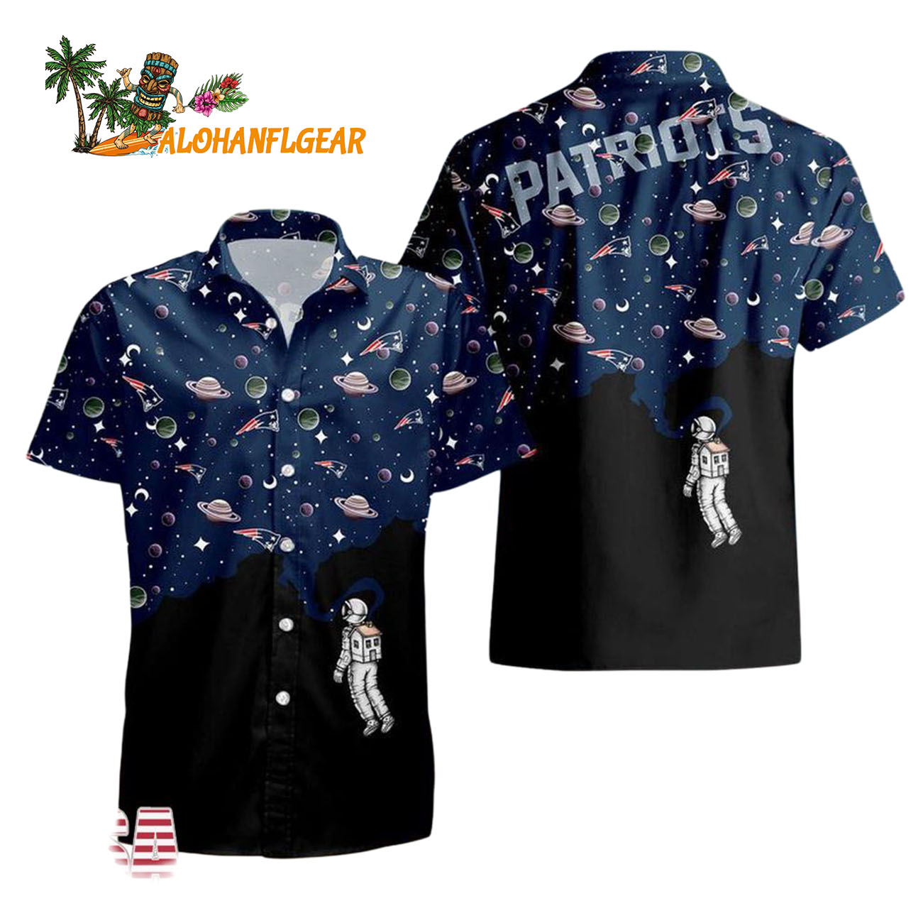 New England Patriots Universal Astronaut Pattern Hawaiian Shirt, New England Patriots Aloha Shirt New England Patriots Universal Astronaut Pattern Hawaiian Shirt, New England Patriots Aloha Shirt