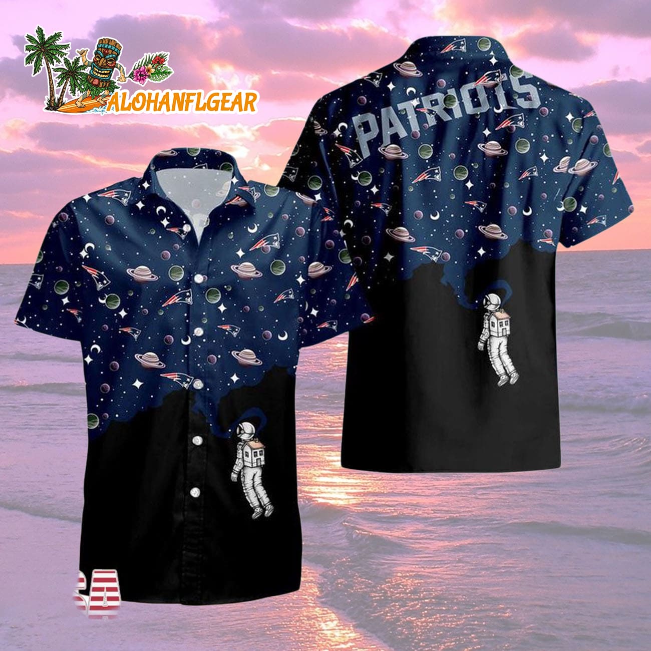 New England Patriots Universal Astronaut Pattern Hawaiian Shirt, New England Patriots Aloha Shirt New England Patriots Universal Astronaut Pattern Hawaiian Shirt, New England Patriots Aloha Shirt