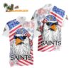 New Orleans Saints American Eagle Emblem Hawaiian Shirt New Orleans Saints Aloha Shirt 1