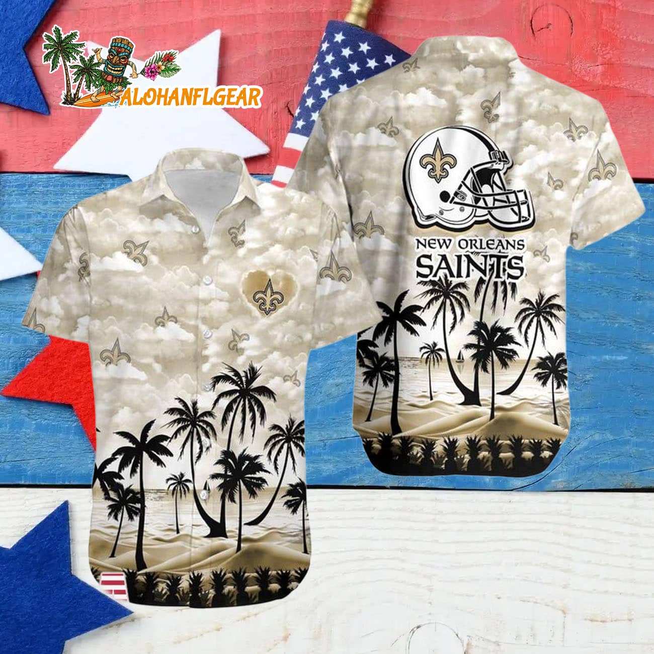 New Orleans Saints Coconut Palms Limited Edition Hawaiian Shirt, New Orleans Saints Aloha Shirt New Orleans Saints Coconut Palms Limited Edition Hawaiian Shirt, New Orleans Saints Aloha Shirt
