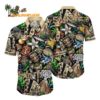 New Orleans Saints Flower Tiki Me Off Hawaiian Shirt New Orleans Saints Aloha Shirt 1