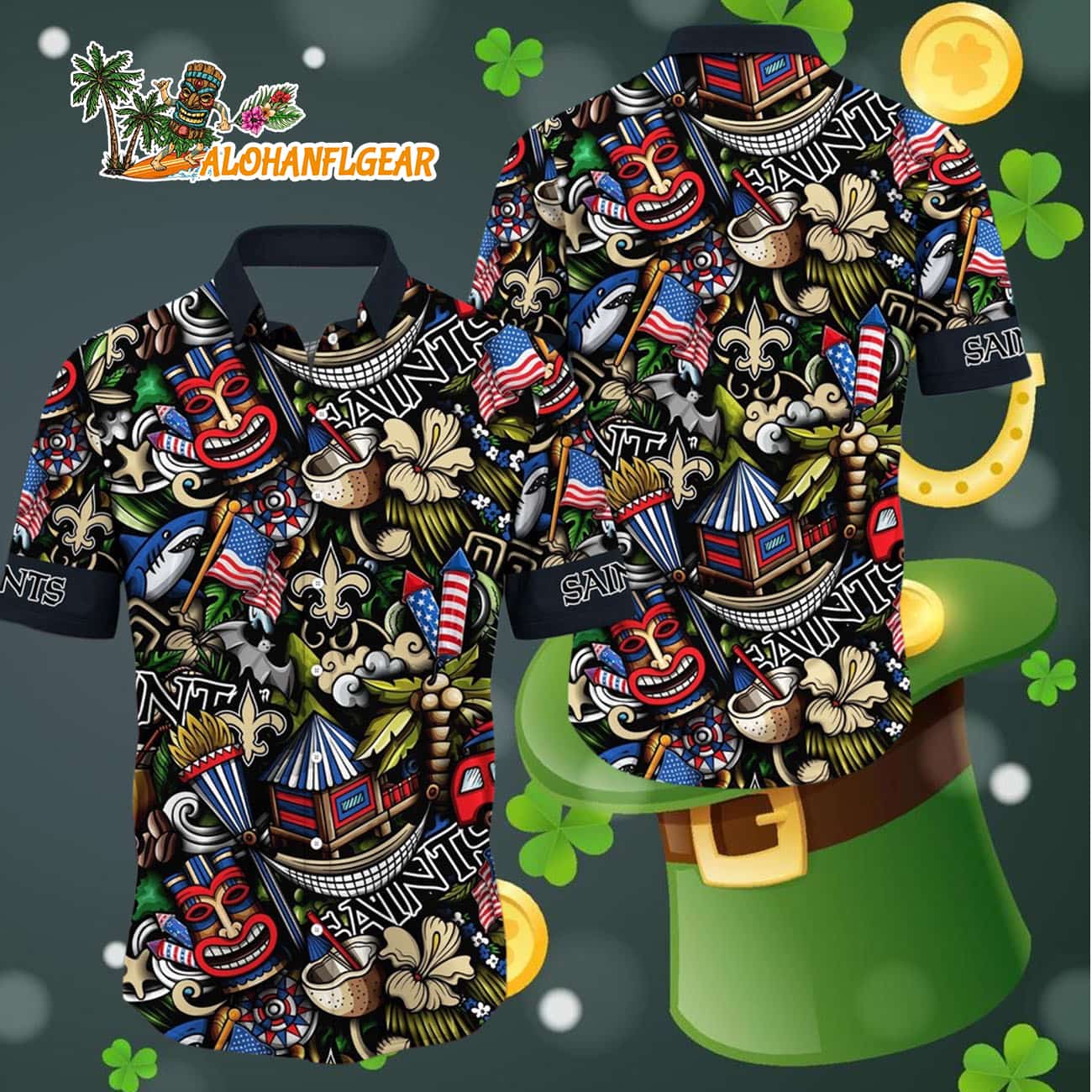 New Orleans Saints Tiki Me Off Hawaiian Shirt, New Orleans Saints Aloha Shirt New Orleans Saints Tiki Me Off Hawaiian Shirt, New Orleans Saints Aloha Shirt