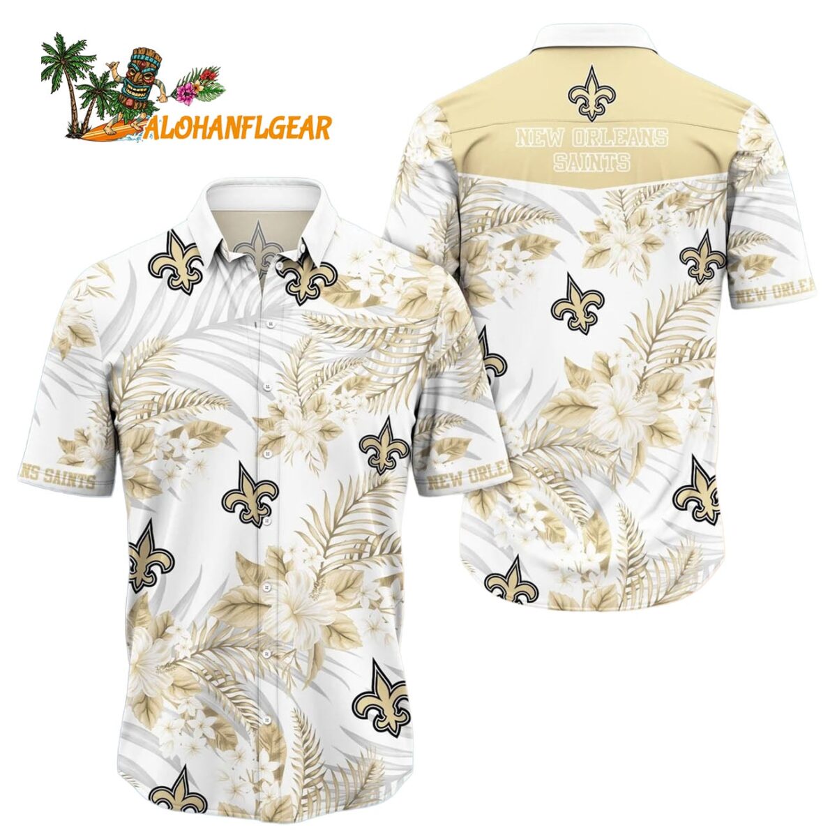 New Orleans Saints Trending Hawaiian Shirt New Arrivals New Orleans Saints Aloha Shirt 1