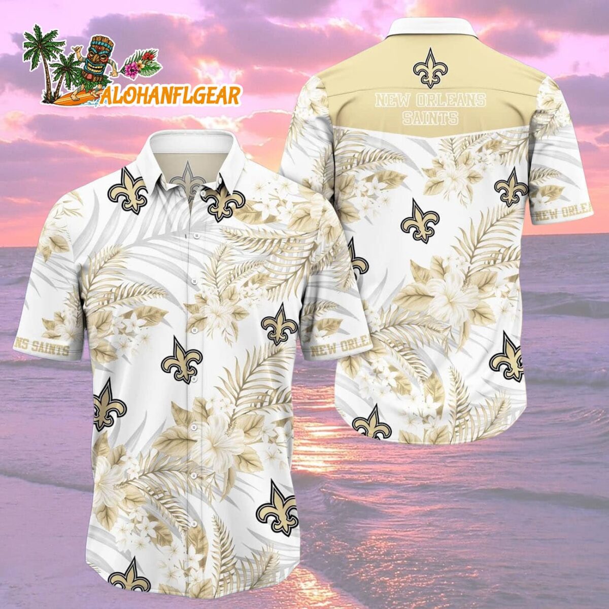 New Orleans Saints Trending Hawaiian Shirt New Arrivals New Orleans Saints Aloha Shirt 2