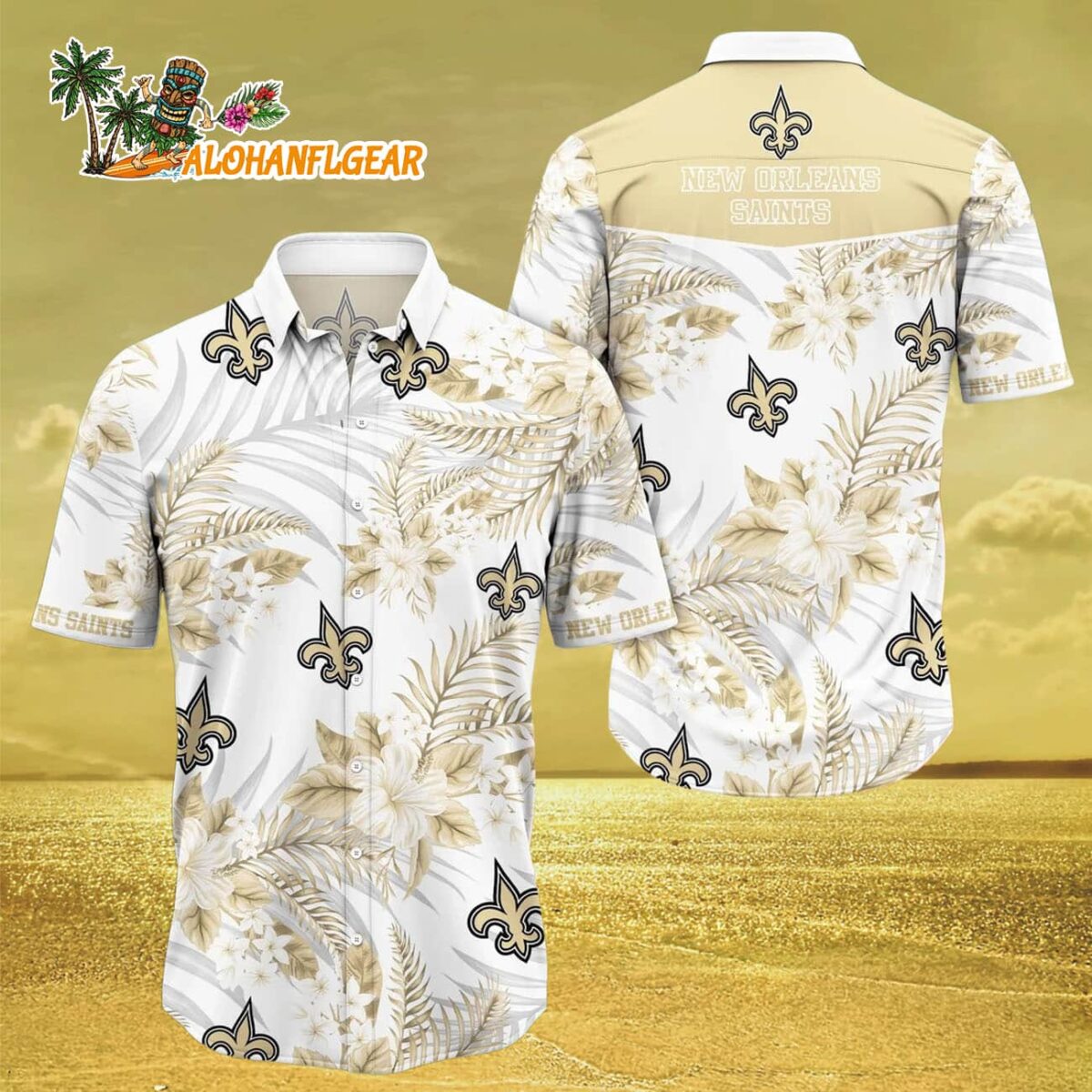 New Orleans Saints Trending Hawaiian Shirt New Arrivals New Orleans Saints Aloha Shirt 3