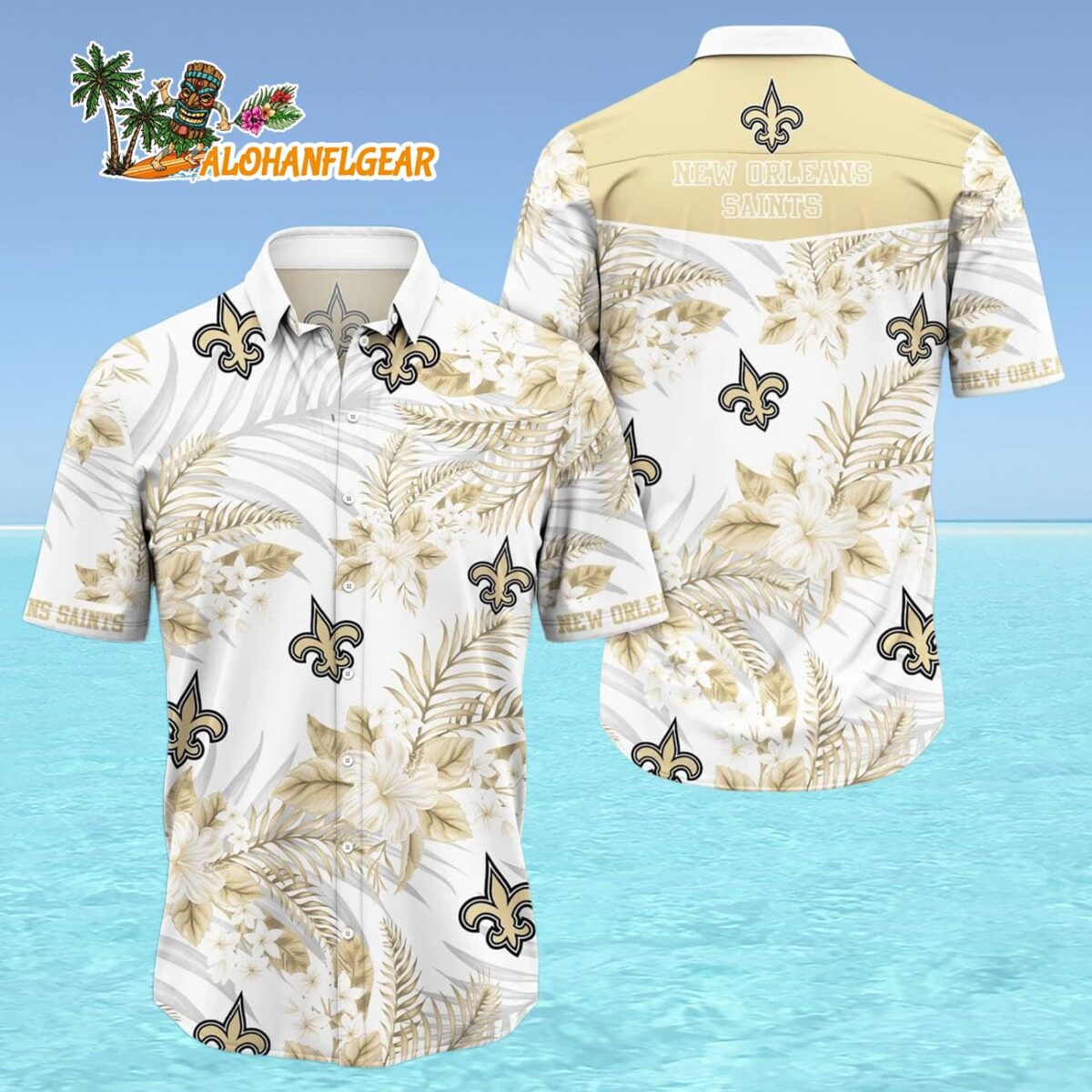New Orleans Saints Trending Hawaiian Shirt New Arrivals New Orleans Saints Aloha Shirt 4