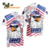 New York Giants American Eagle Emblem Hawaiian Shirt New York Giants Aloha Shirt 1