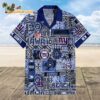 New York Giants Tapa Patterns Hawaiian Shirt NFL Aloha Shirt 1