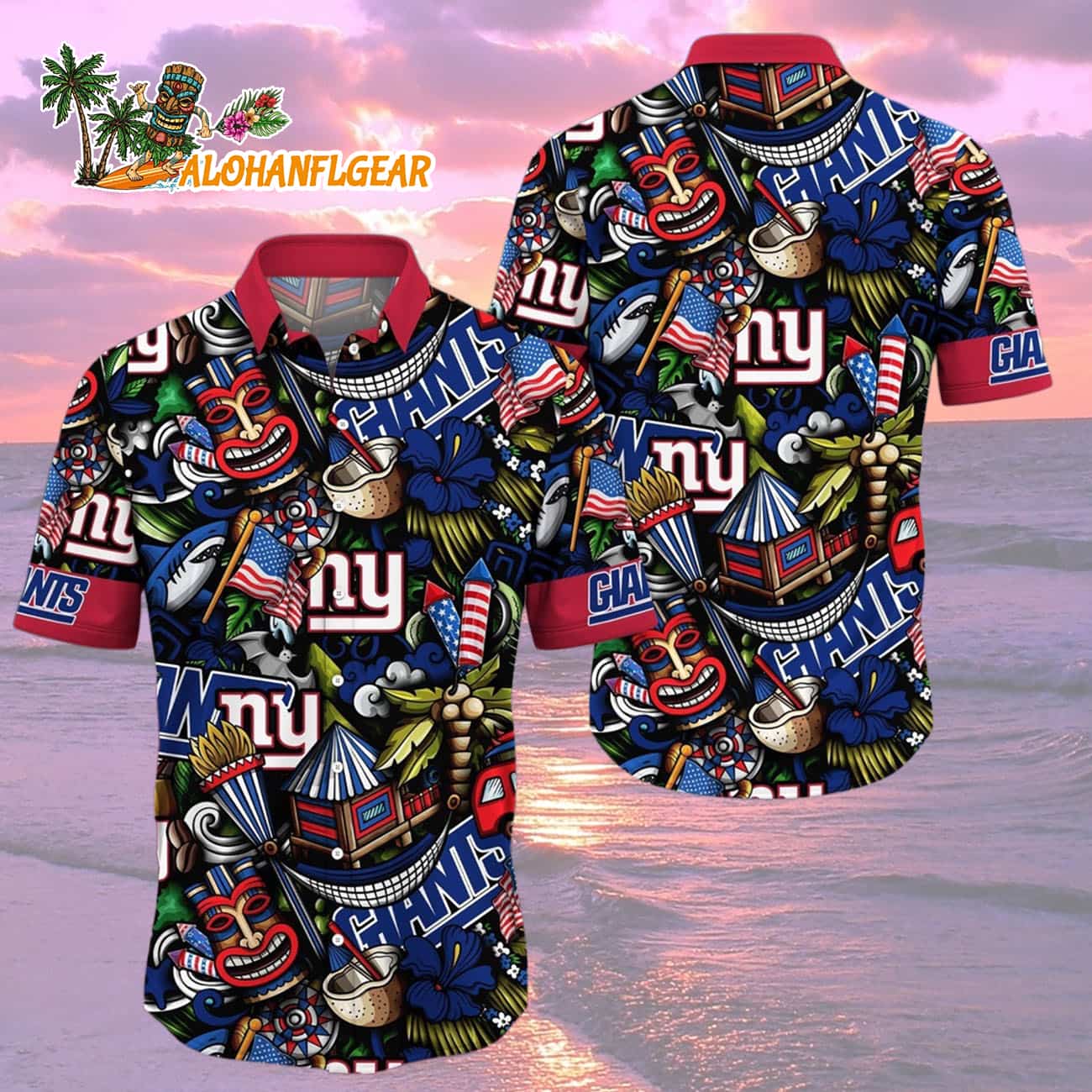 New York Giants Tiki Me Off Hawaiian Shirt, New York Giants Aloha Shirt New York Giants Tiki Me Off Hawaiian Shirt, New York Giants Aloha Shirt