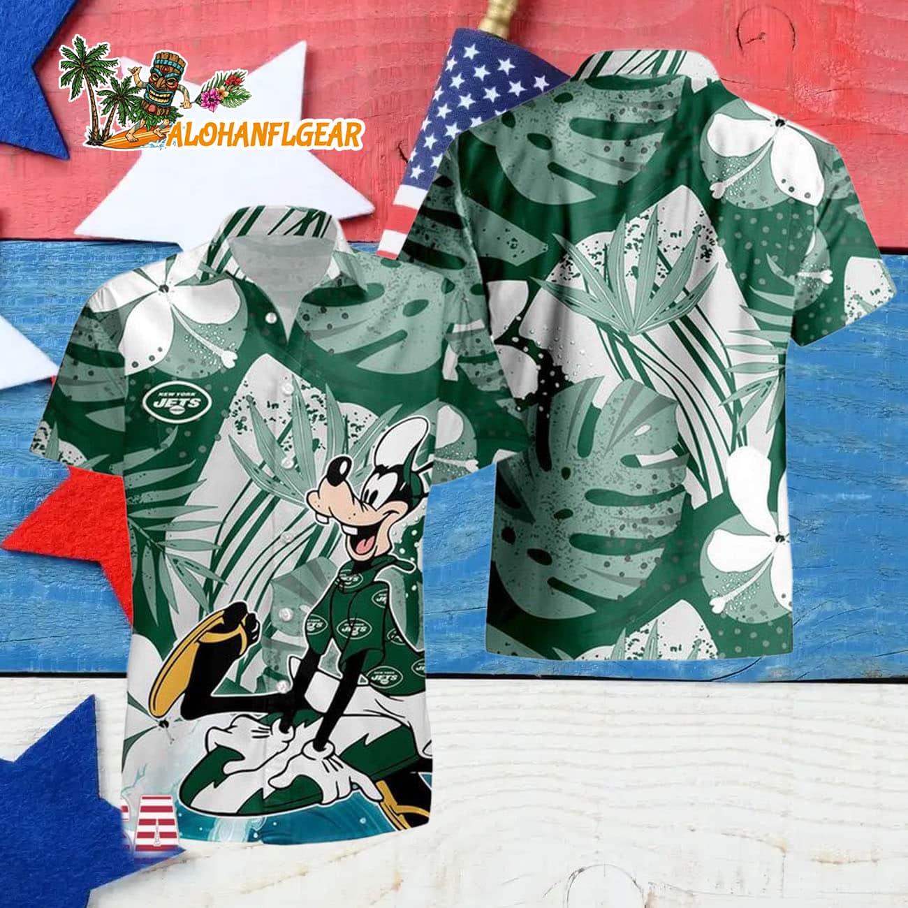 New York Jets Goofy Disney Limited Edition Hawaiian Shirt, New York Jets Aloha Shirt New York Jets Goofy Disney Limited Edition Hawaiian Shirt, New York Jets Aloha Shirt