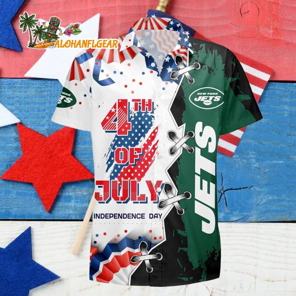 New York Jets Happy Independence Day Resurgence Hawaiian Shirt NFL Aloha Shirt 4 New York Jets Happy Independence Day Resurgence Hawaiian Shirt NFL Aloha Shirt 4