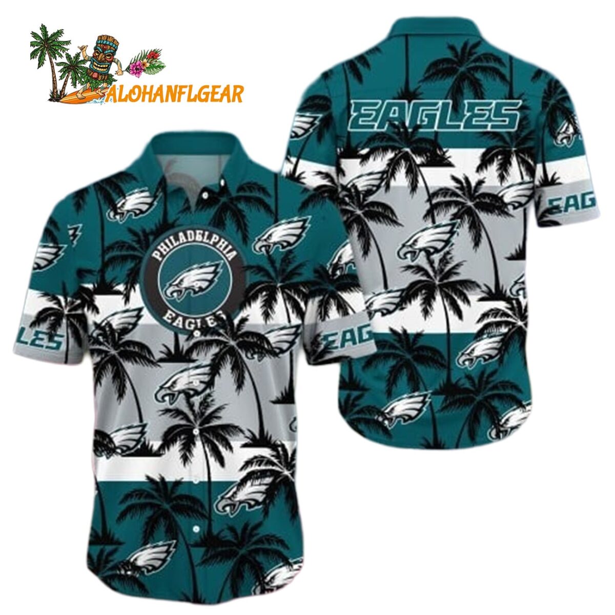 Philadelphia Eagles Hawaiian Shirt Trending Summer Gift For Fan Philadelphia Eagles Aloha Shirt 1