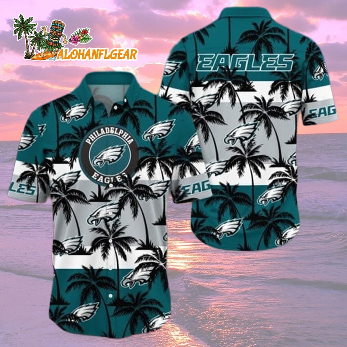 Philadelphia Eagles Hawaiian Shirt Trending Summer Gift For Fan, Philadelphia Eagles Aloha Shirt 1 Philadelphia Eagles Hawaiian Shirt Trending Summer Gift For Fan Philadelphia Eagles Aloha Shirt 2