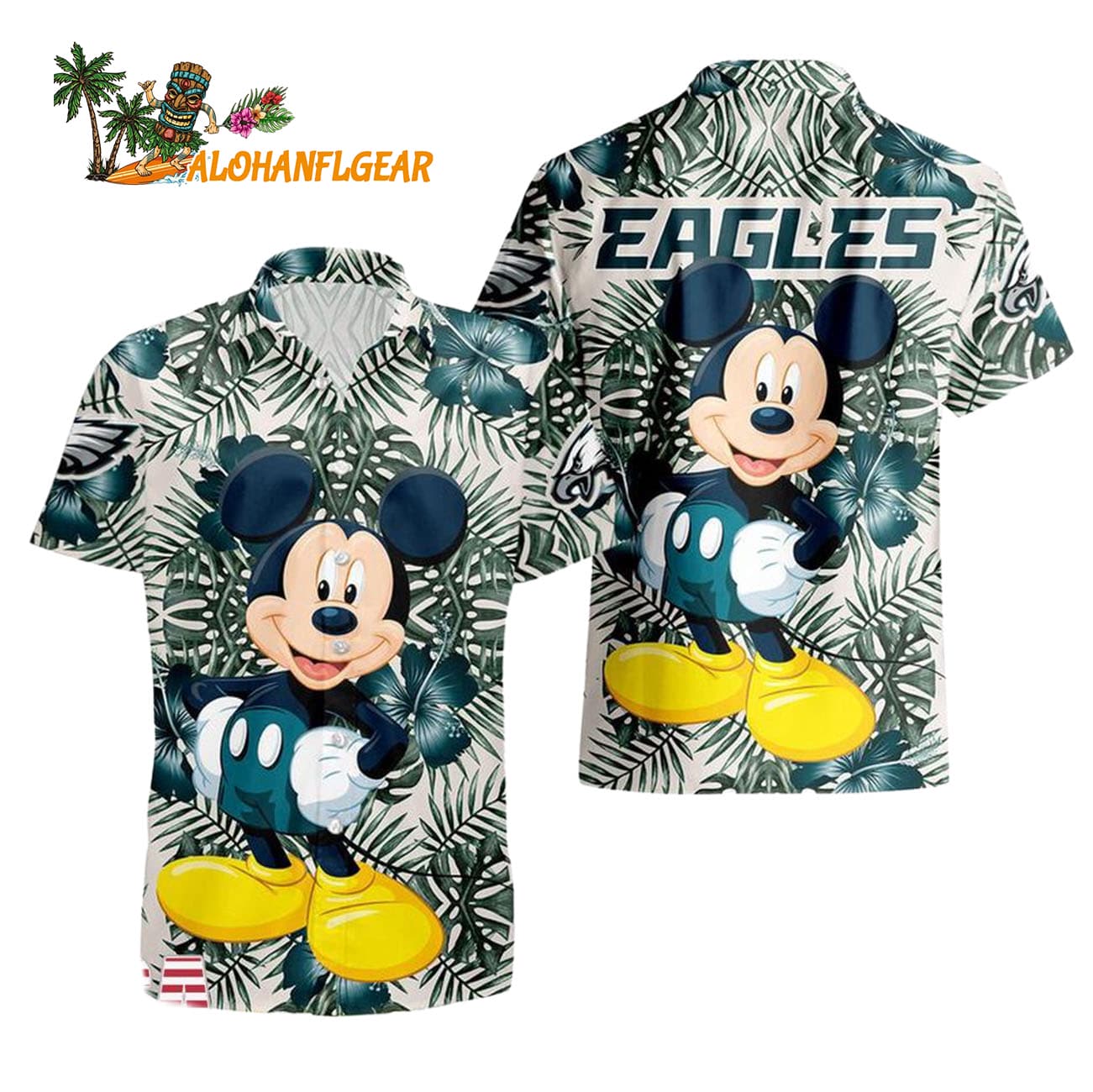 Philadelphia Eagles Mickey Disney Limited Edition Hawaiian Shirt, Philadelphia Eagles Aloha Shirt Philadelphia Eagles Mickey Disney Limited Edition Hawaiian Shirt, Philadelphia Eagles Aloha Shirt