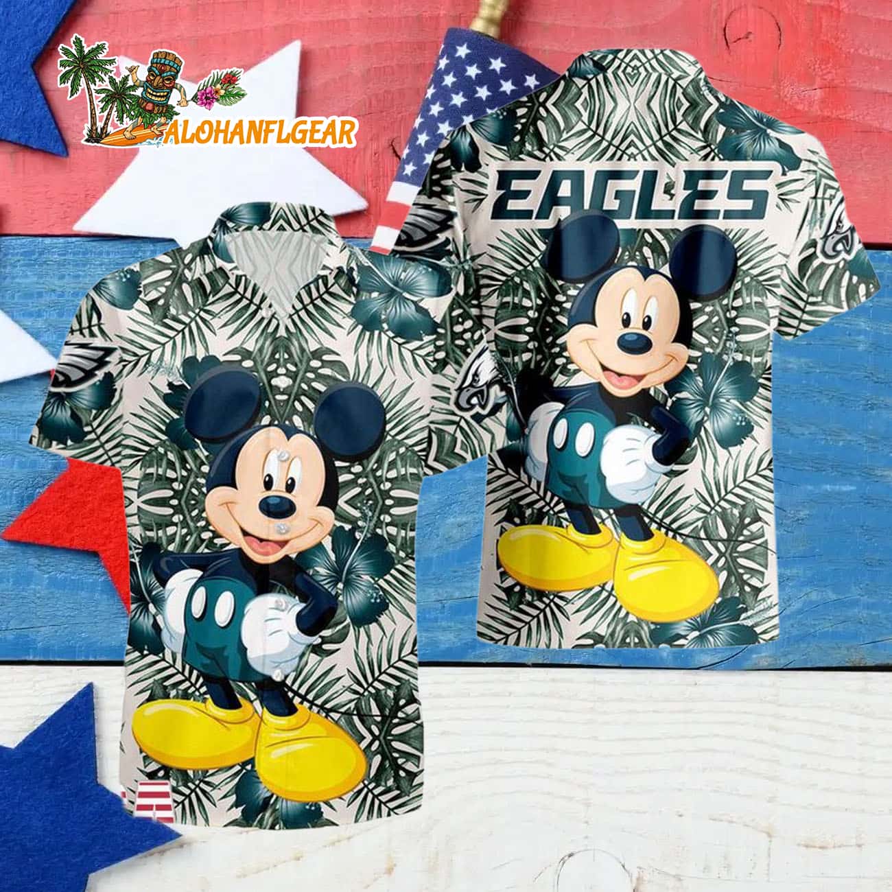 Philadelphia Eagles Mickey Disney Limited Edition Hawaiian Shirt, Philadelphia Eagles Aloha Shirt Philadelphia Eagles Mickey Disney Limited Edition Hawaiian Shirt, Philadelphia Eagles Aloha Shirt