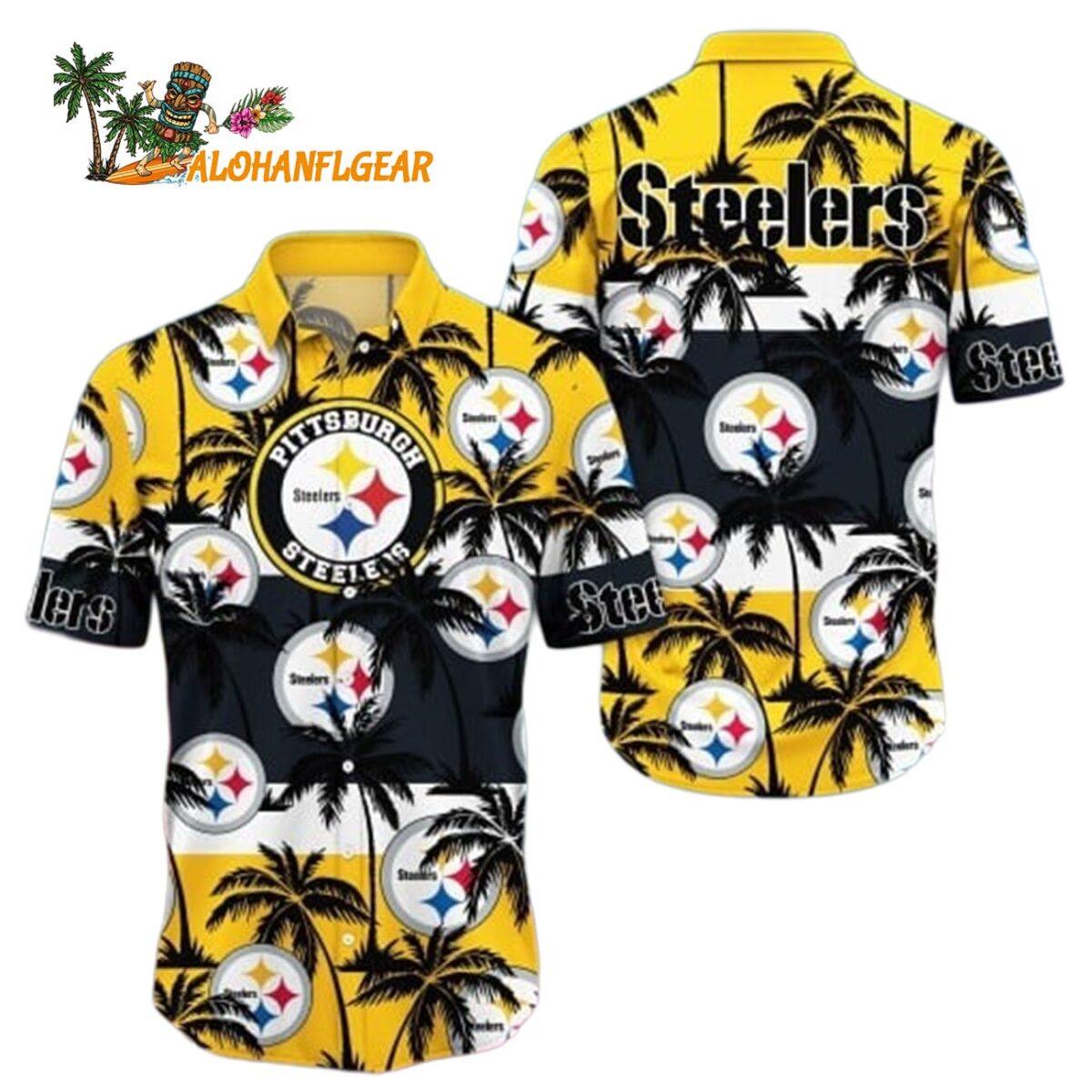 Pittsburgh Steelers Hawaiian Shirt Trending Summer Gift For Fan Pittsburgh Steelers Aloha Shirt 1