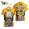 Pittsburgh Steelers Man Of God Gift For Fathers Day Hawaiian Shirt Pittsburgh Steelers Aloha Shirt 1