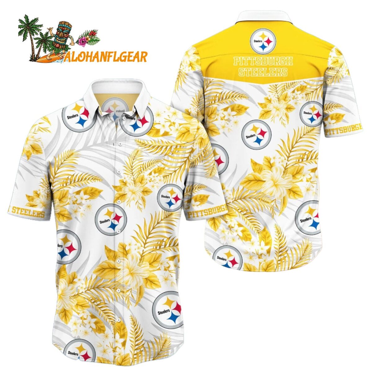 Pittsburgh Steelers Trending Hawaiian Shirt New Arrivals Pittsburgh Steelers Aloha Shirt 1