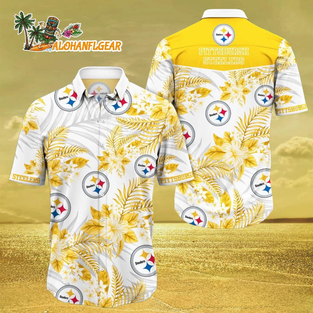 Pittsburgh Steelers Trending Hawaiian Shirt New Arrivals, Pittsburgh Steelers Aloha Shirt 2 Pittsburgh Steelers Trending Hawaiian Shirt New Arrivals Pittsburgh Steelers Aloha Shirt 3