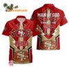 San Francisco 49ers Man Of God Gift For Fathers Day Hawaiian Shirt San Francisco 49ers Aloha Shirt 1