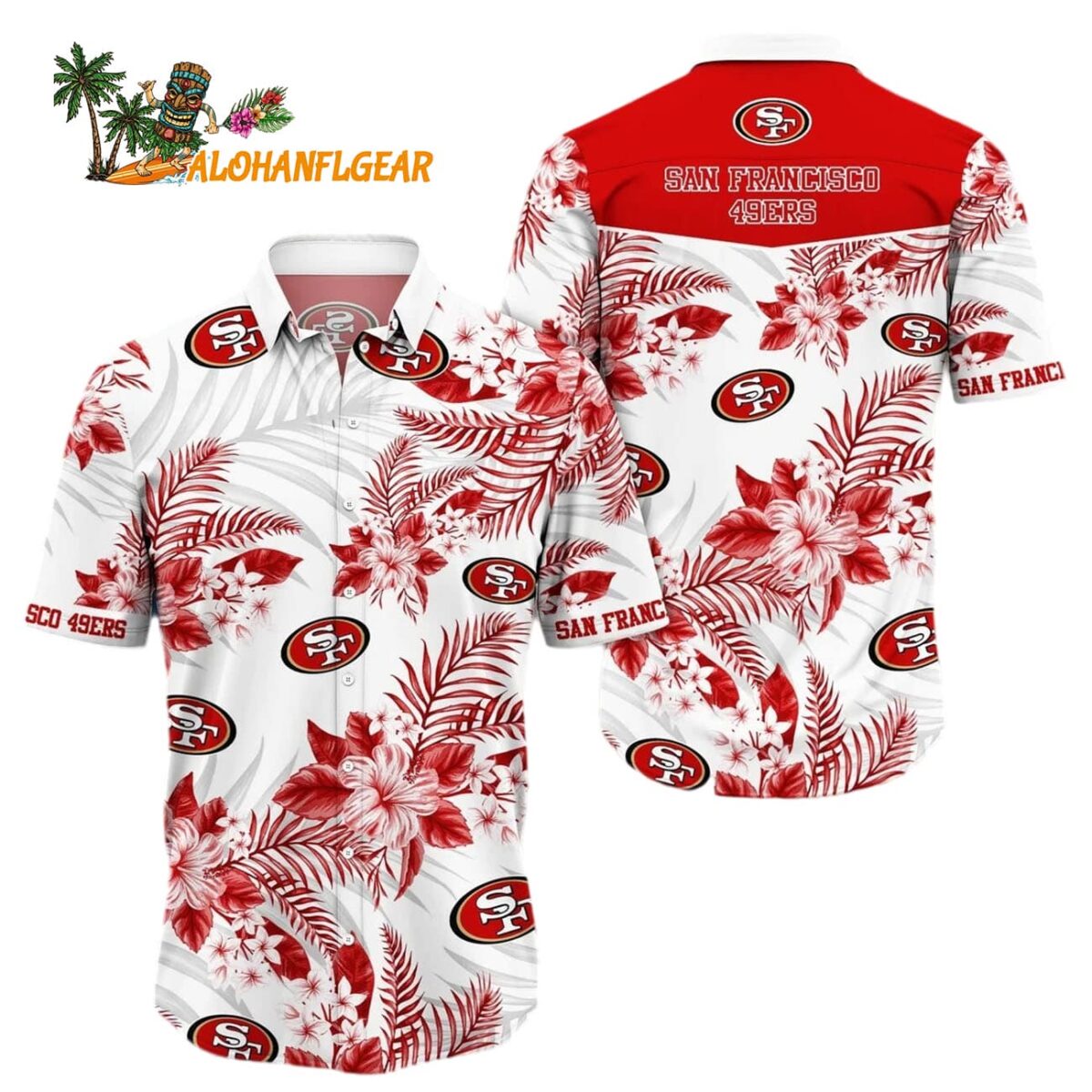San Francisco 49ers Trending Hawaiian Shirt New Arrivals San Francisco 49ers Aloha Shirt 1