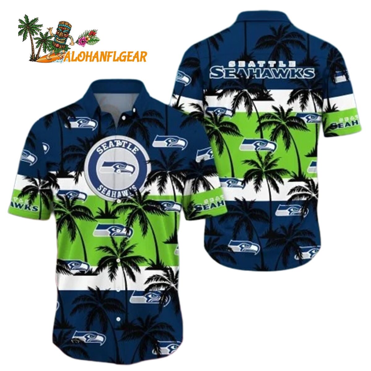 Seattle Seahawks Hawaiian Shirt Trending Summer Gift For Fan Seattle Seahawks Aloha Shirt 1