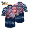 Seattle Seahawks Independence Day Hawaiian Shirt NFL Aloha Shirt 1