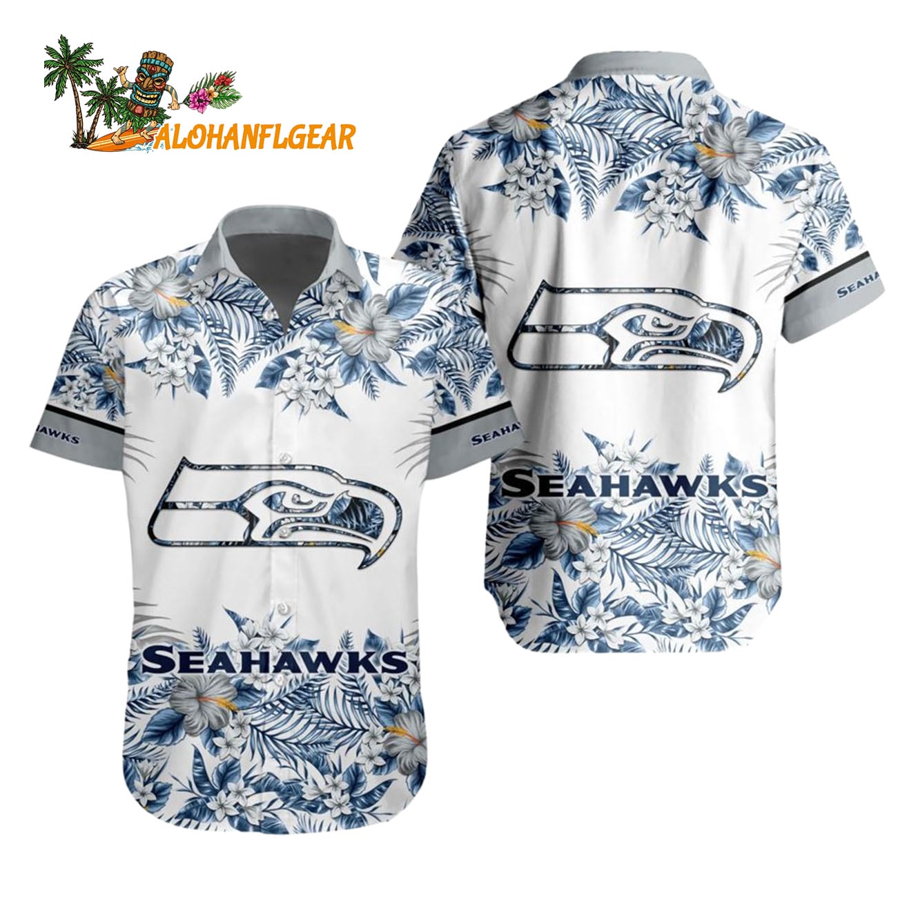 Seattle Seahawks Special Floral Tropical Team Spirit Hawaiian Shirt, Seattle Seahawks Aloha Shirt Seattle Seahawks Special Floral Tropical Team Spirit Hawaiian Shirt, Seattle Seahawks Aloha Shirt