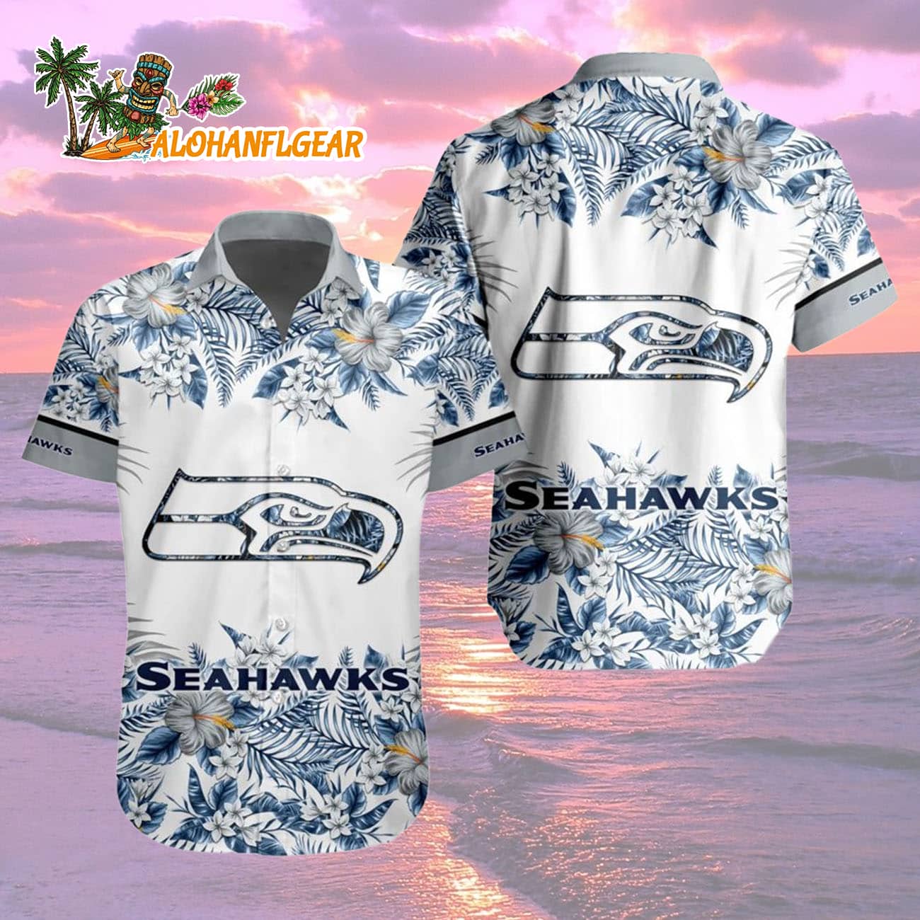 Seattle Seahawks Special Floral Tropical Team Spirit Hawaiian Shirt, Seattle Seahawks Aloha Shirt Seattle Seahawks Special Floral Tropical Team Spirit Hawaiian Shirt, Seattle Seahawks Aloha Shirt