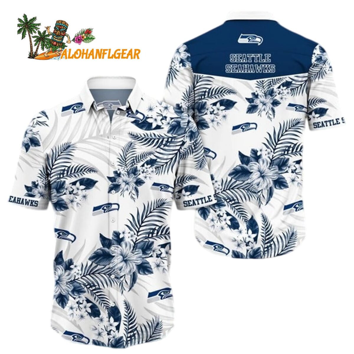 Seattle Seahawks Trending Hawaiian Shirt New Arrivals Seattle Seahawks Aloha Shirt 1