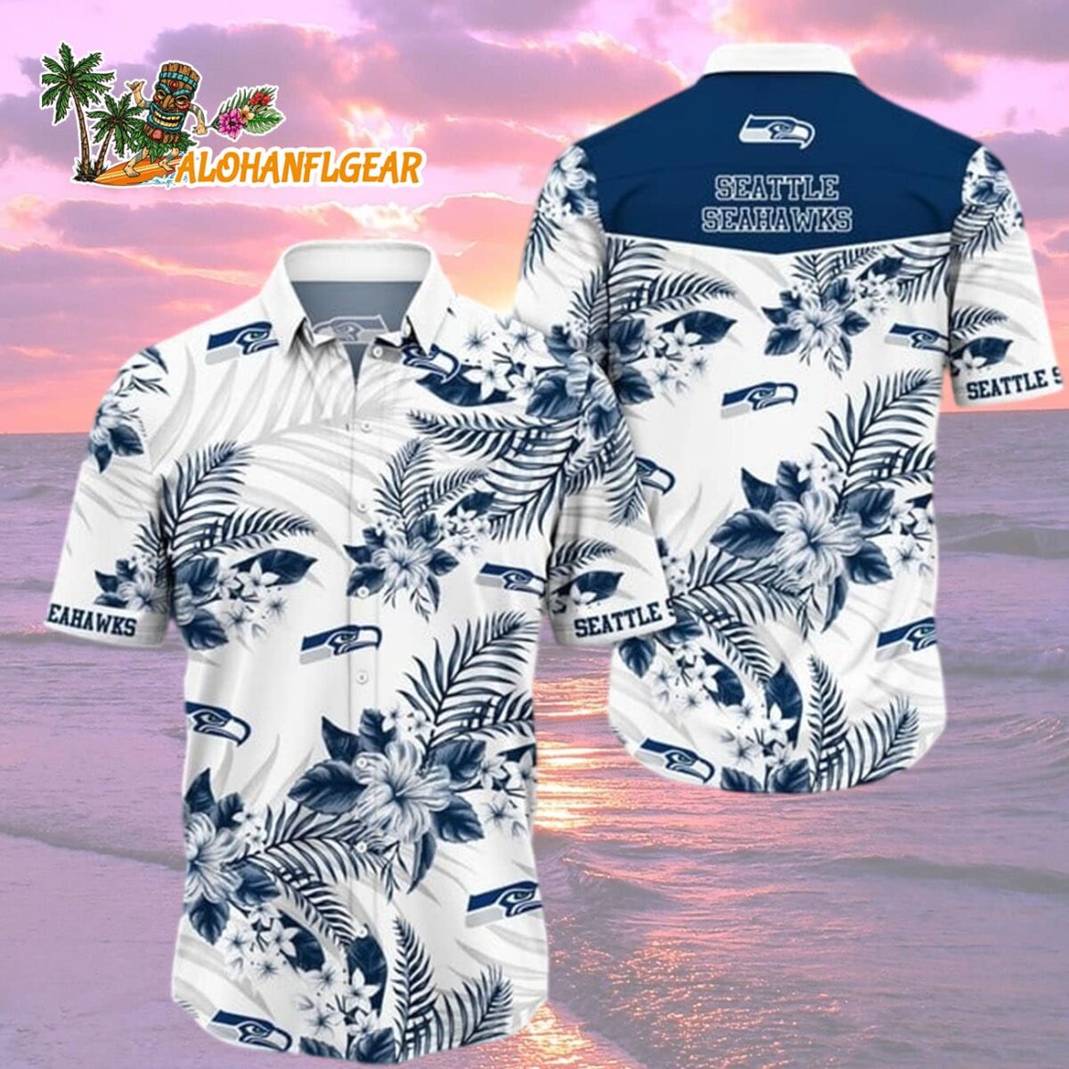 Seattle Seahawks Trending Hawaiian Shirt New Arrivals Seattle Seahawks Aloha Shirt 2