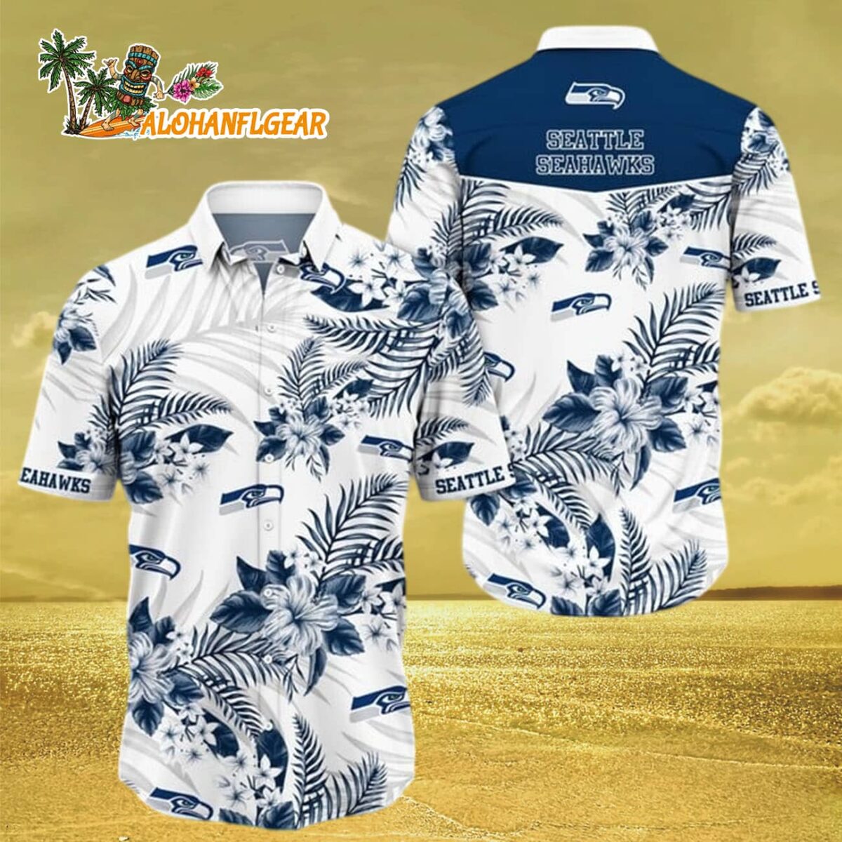Seattle Seahawks Trending Hawaiian Shirt New Arrivals Seattle Seahawks Aloha Shirt 3