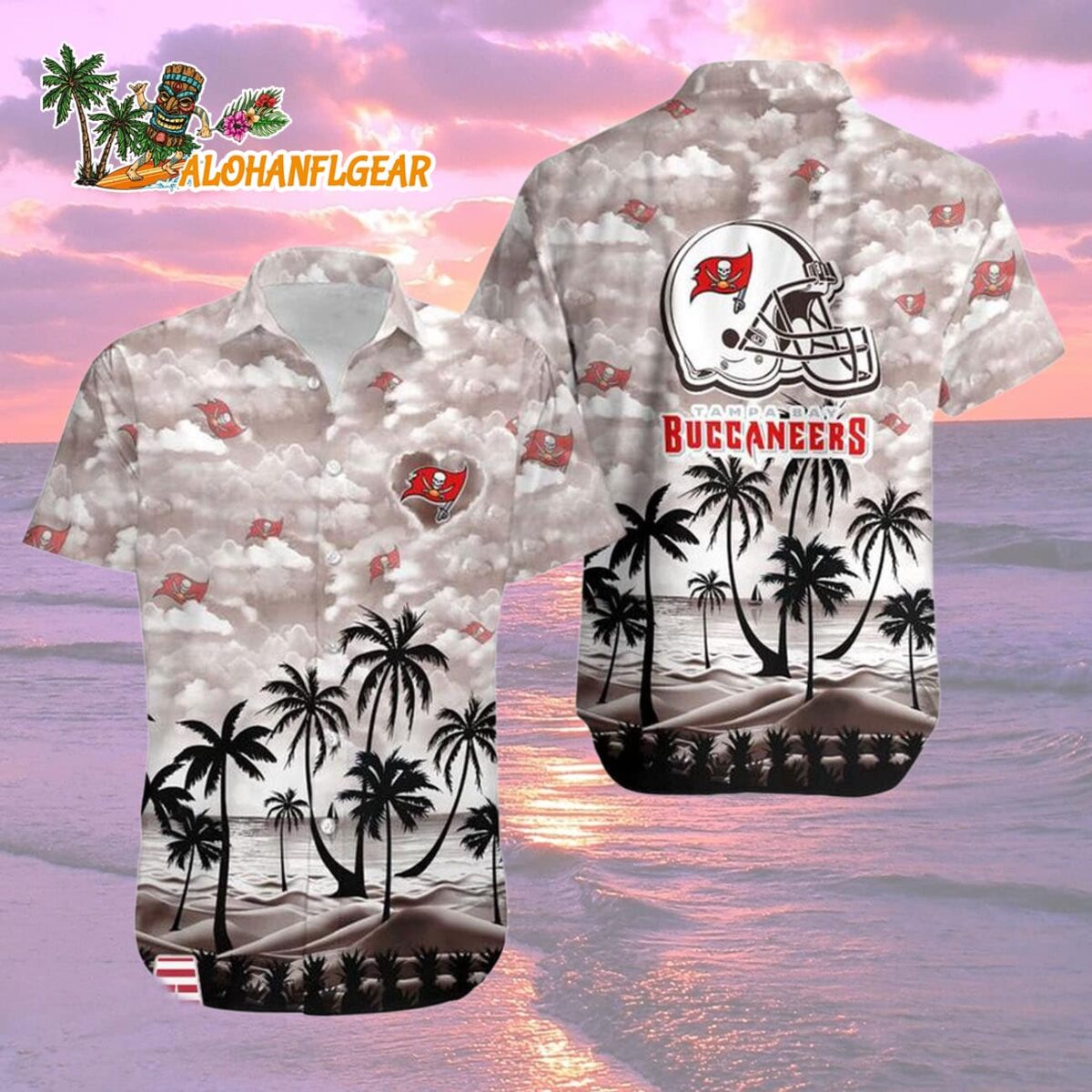 Tampa Bay Buccaneers Coconut Palms Limited Edition Hawaiian Shirt, Tampa Bay Buccaneers Aloha Shirt 1 Tampa Bay Buccaneers Coconut Palms Limited Edition Hawaiian Shirt Tampa Bay Buccaneers Aloha Shirt 2