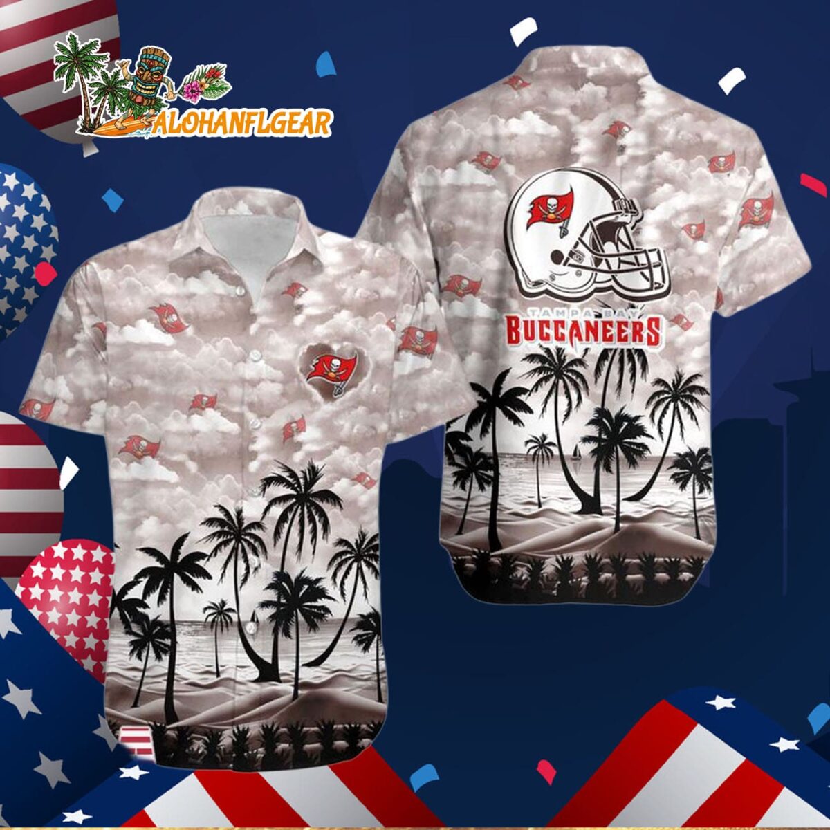 Tampa Bay Buccaneers Coconut Palms Limited Edition Hawaiian Shirt, Tampa Bay Buccaneers Aloha Shirt 2 Tampa Bay Buccaneers Coconut Palms Limited Edition Hawaiian Shirt Tampa Bay Buccaneers Aloha Shirt 3