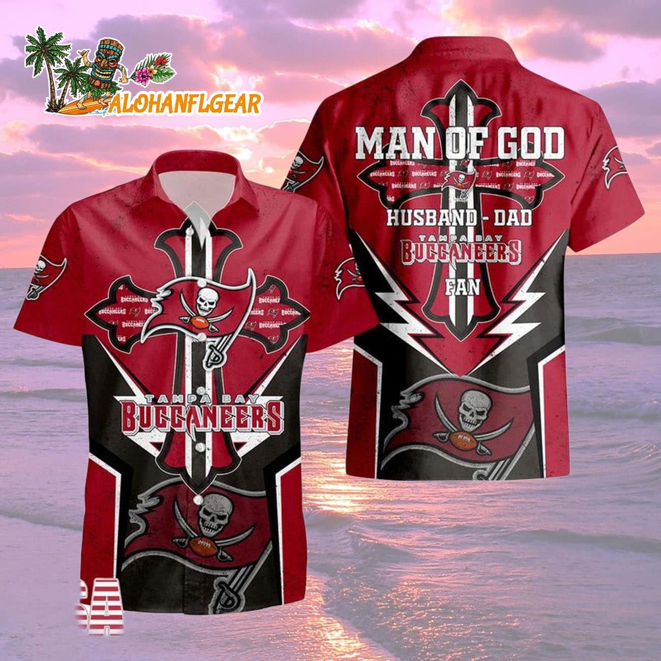 Tampa Bay Buccaneers Man Of God Gift For Fathers Day Hawaiian Shirt, Tampa Bay Buccaneers Aloha Shirt Tampa Bay Buccaneers Man Of God Gift For Fathers Day Hawaiian Shirt, Tampa Bay Buccaneers Aloha Shirt