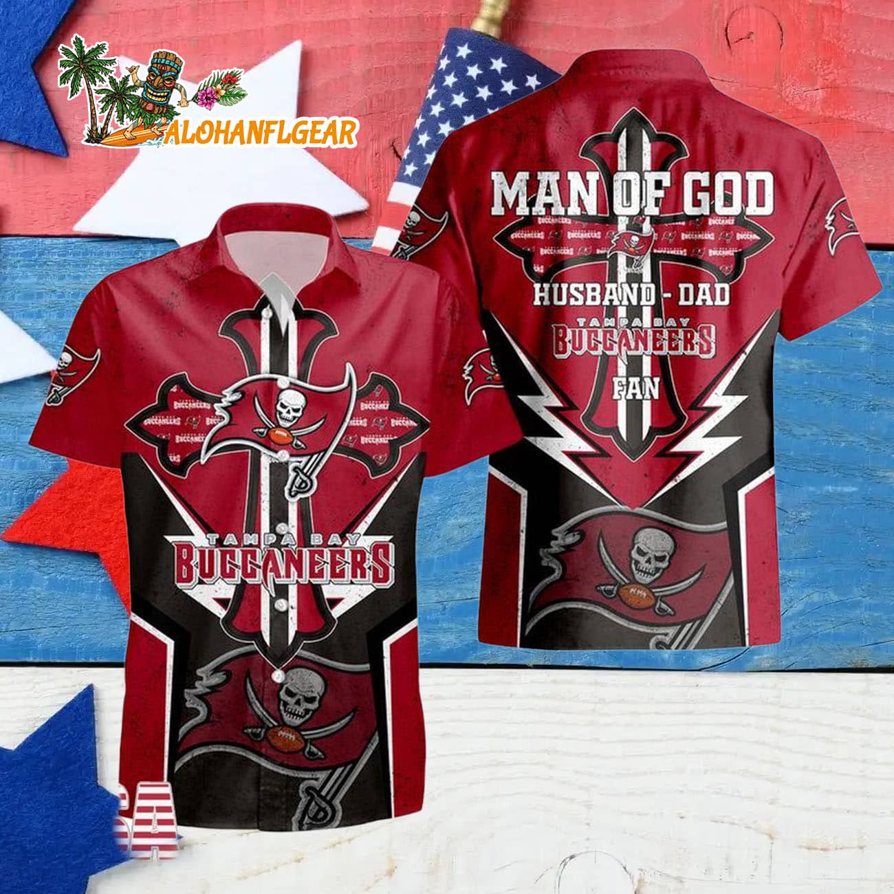 Tampa Bay Buccaneers Man Of God Gift For Fathers Day Hawaiian Shirt, Tampa Bay Buccaneers Aloha Shirt Tampa Bay Buccaneers Man Of God Gift For Fathers Day Hawaiian Shirt, Tampa Bay Buccaneers Aloha Shirt